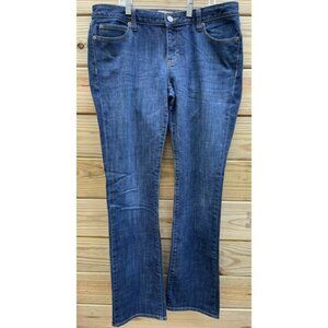 GAP Premium Curvy Straight Jeans-Womens-Sz 8/29R Medium Wash Cotton Spandex